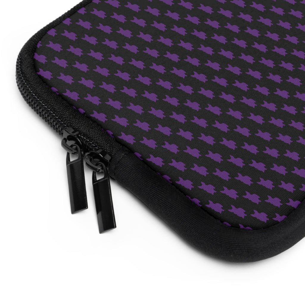 Disapproving with Flower Corgi Laptop Sleeve
